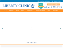 Tablet Screenshot of libertyclinic.com